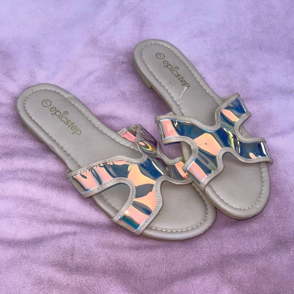Holographic Sandals